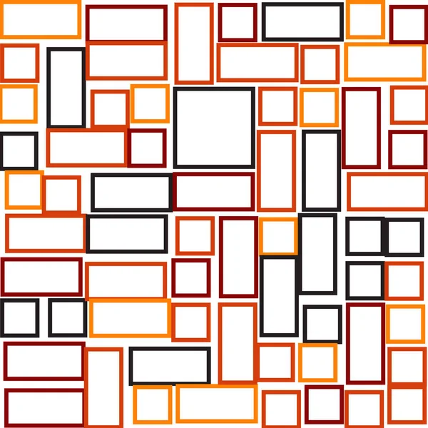 Abstrakt Geometrisk Mønster Med Rektangler Vektorillustration – Stock-vektor