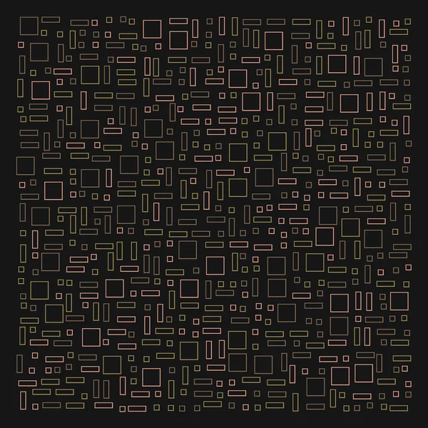 Patrón Geométrico Abstracto Con Rectángulos Ilustración Vectorial — Archivo Imágenes Vectoriales