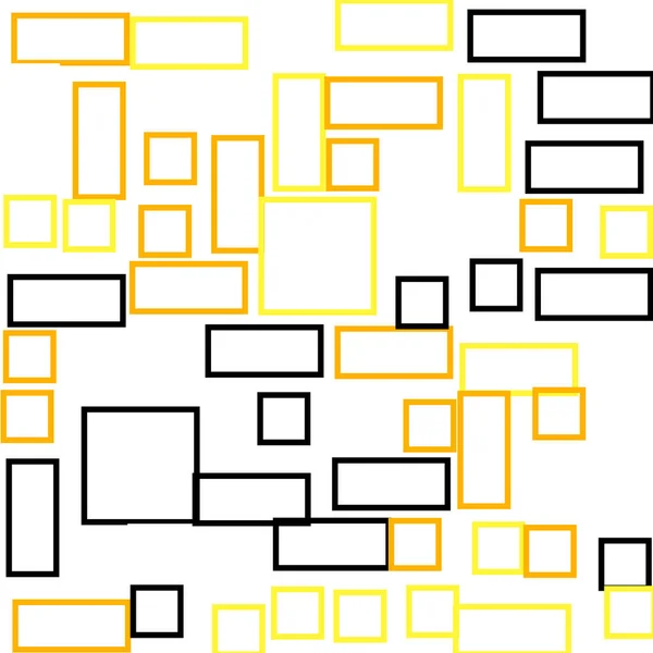 Abstrakcyjny Wzór Geometryczny Prostokątami Ilustracja Wektora — Wektor stockowy