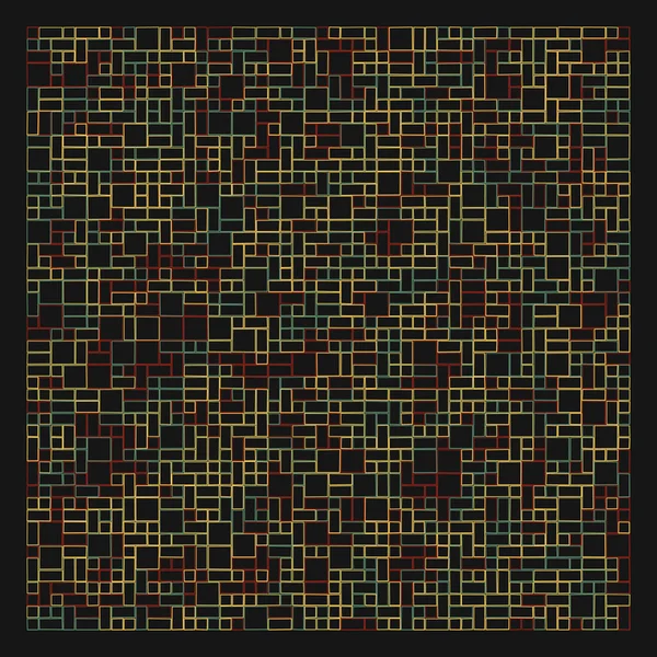Modèle Géométrique Abstrait Avec Rectangles Illustration Vectorielle — Image vectorielle