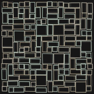 Ofset Quad üretken sanat arkaplan çizimi