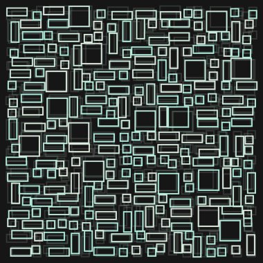 Ofset Quad üretken sanat arkaplan çizimi