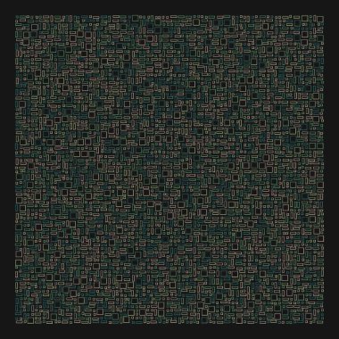 Ofset Quad üretken sanat arkaplan çizimi