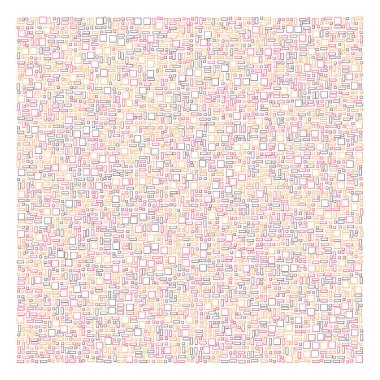 Ofset Quad üretken sanat arkaplan çizimi