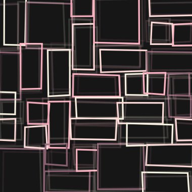 Dikdörtgenli soyut geometrik desen. Vektör illüstrasyonu 