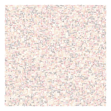 Ofset Quad üretken sanat arkaplan çizimi