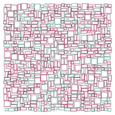 Ofset Quad üretken sanat arkaplan çizimi