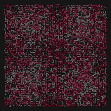 Dikdörtgenli soyut geometrik desen. Vektör illüstrasyonu 