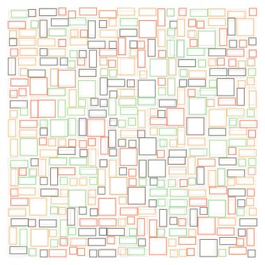 Ofset Quad üretken sanat arkaplan çizimi