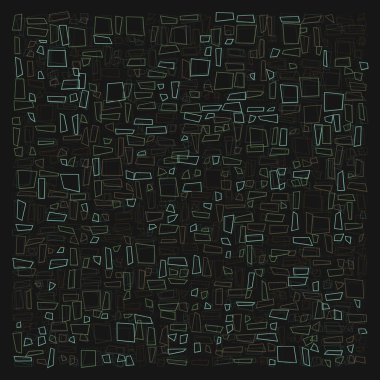 Ofset Quad üretken sanat arkaplan çizimi