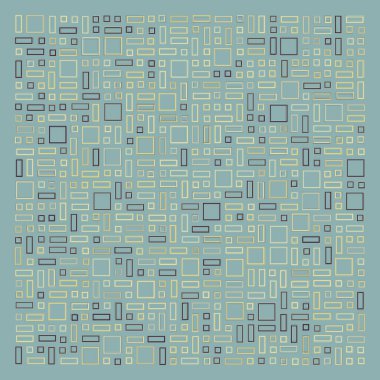 Dikdörtgenli soyut geometrik desen. Vektör illüstrasyonu 