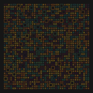 Ofset Quad üretken sanat arkaplan çizimi