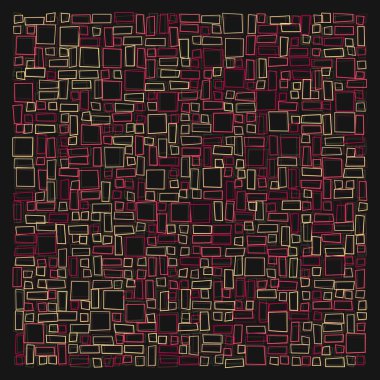 Ofset Quad üretken sanat arkaplan çizimi