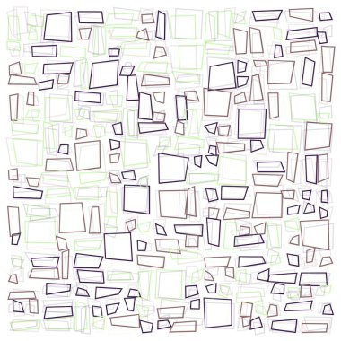 Dikdörtgenli soyut geometrik desen. Vektör illüstrasyonu 