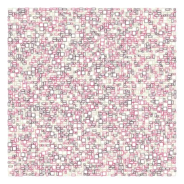 Ofset Quad üretken sanat arkaplan çizimi