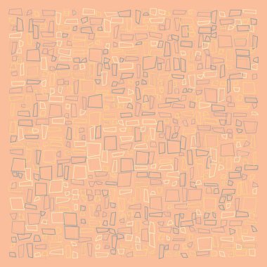 Dikdörtgenli soyut geometrik desen. Vektör illüstrasyonu 