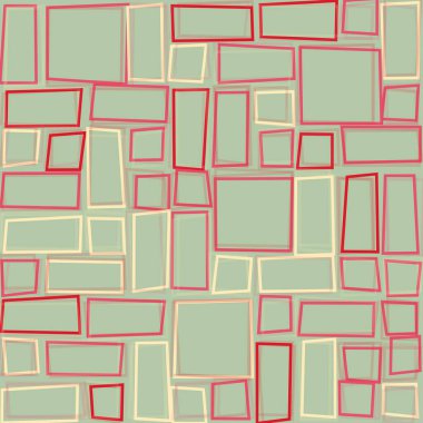 Dikdörtgenli soyut geometrik desen. Vektör illüstrasyonu 