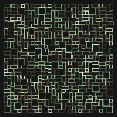 Ofset Quad üretken sanat arkaplan çizimi