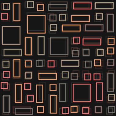 Ofset Quad üretken sanat arkaplan çizimi