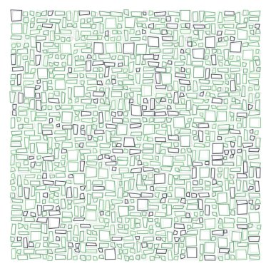 Ofset Quad üretken sanat arkaplan çizimi