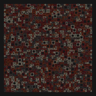 Ofset Quad üretken sanat arkaplan çizimi