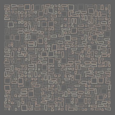 Dikdörtgenli soyut geometrik desen. Vektör illüstrasyonu 