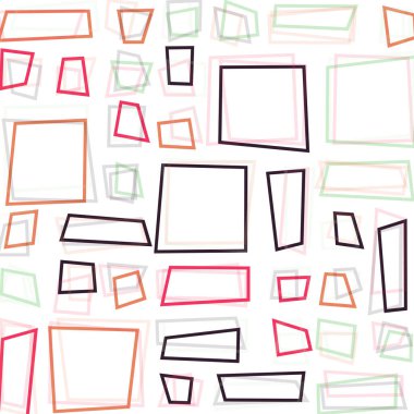 Ofset Quad üretken sanat arkaplan çizimi