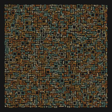 Ofset Quad üretken sanat arkaplan çizimi