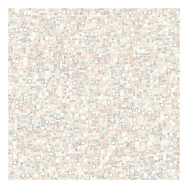 Ofset Quad üretken sanat arkaplan çizimi