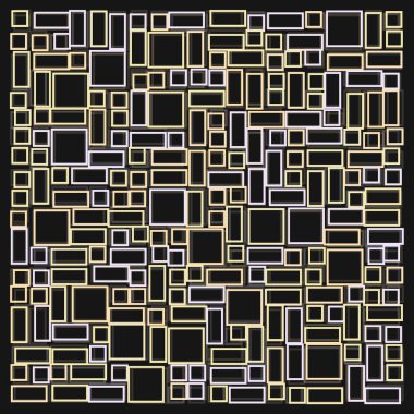 Ofset Quad üretken sanat arkaplan çizimi