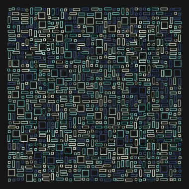 Dikdörtgenli soyut geometrik desen. Vektör illüstrasyonu 