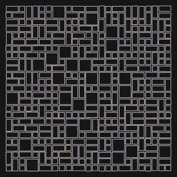 Abstrakcyjny Wzór Geometryczny Prostokątami Ilustracja Wektora — Wektor stockowy