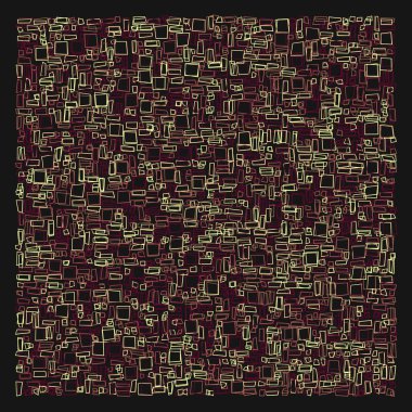 Ofset Quad üretken sanat arkaplan çizimi