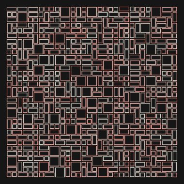 Ofset Quad üretken sanat arkaplan çizimi