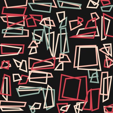 Ofset Quad üretken sanat arkaplan çizimi