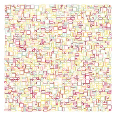 Ofset Quad üretken sanat arkaplan çizimi