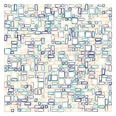 Ofset Quad üretken sanat arkaplan çizimi