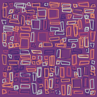 Ofset Quad üretken sanat arkaplan çizimi