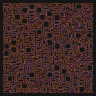 Ofset Quad üretken sanat arkaplan çizimi