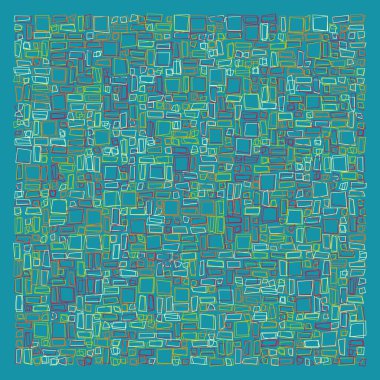 Ofset Quad üretken sanat arkaplan çizimi