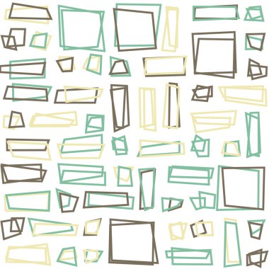 Ofset Quad üretken sanat arkaplan çizimi