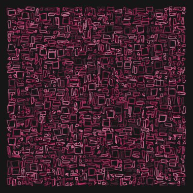 Ofset Quad üretken sanat arkaplan çizimi