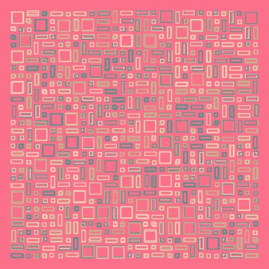 Ofset Quad üretken sanat arkaplan çizimi