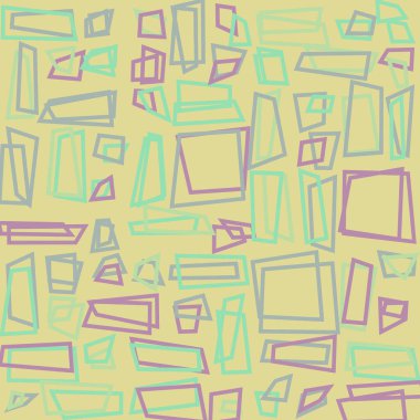 Ofset Quad üretken sanat arkaplan çizimi