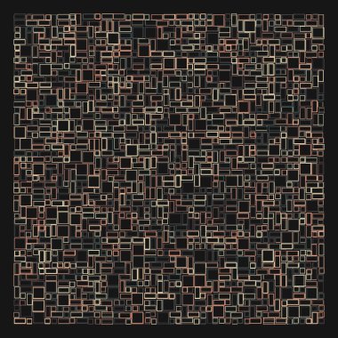 Ofset Quad üretken sanat arkaplan çizimi