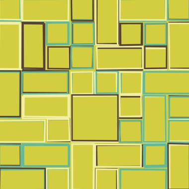 Ofset Quad üretken sanat arkaplan çizimi