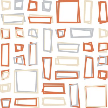 Ofset Quad üretken sanat arkaplan çizimi