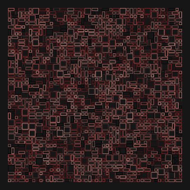 Ofset Quad üretken sanat arkaplan çizimi