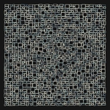 Ofset Quad üretken sanat arkaplan çizimi