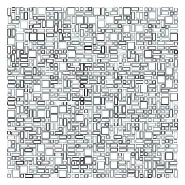 Ofset Quad üretken sanat arkaplan çizimi